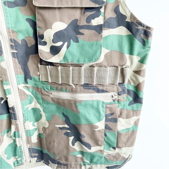 Rothco Fishing Men's Ranger Vest Camo Hunting Outdoor Size Large NWT Woodland - Picture 3 of 7